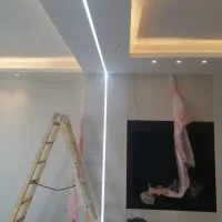 لاین نوری *هالوژن*سیم کشی.لوله کشی نصب شیرآلات|خدمات پیشه و مهارت|اردبیل, |دیوار