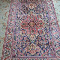 فرش قدیمی سوزن دوزی شده طرح سنتی