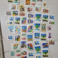 فروش تمبر قدیمی و سیخک و استند و طوری