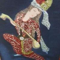 تابلو با پولک منجوق دوزی|تابلو، نقاشی، عکس|لاران, |دیوار