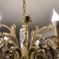 لوستر کلاسیک کریستالی ویکتوریا|لوستر و چراغ آویز|تهران, پاسداران|دیوار