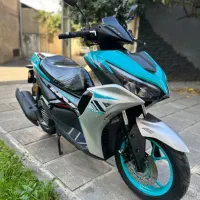 موتور کلیک،آیروکس نیو، خشک،آبی فیروزه ای|موتورسیکلت|ساری, |دیوار
