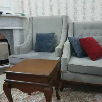 مبل ۸ نفره درحدنو سالم با جلو مبلی|مبلمان خانگی و میز عسلی|مشهد, رضاشهر|دیوار