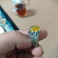 انگشتر رکاب دست ساز روکش نقرست معاوظه