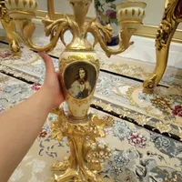 ست رو کنسولی شمعدان و گلدان کاپ وارداتی|صنایع دستی و سایر لوازم تزئینی|ماهدشت, |دیوار
