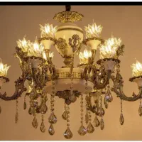 لوستر کاپ دار بزرگ پتینه خرید مستقیم تولیدی|لوستر و چراغ آویز|مشهد, خواجه ربیع|دیوار