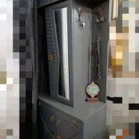 ست سرویس چوب پنج تیکه|جاکفشی، کمد، دراور|زابل, |دیوار