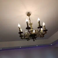 ۲عدد لوستر اصل برنز ۸ شاخه|لوستر و چراغ آویز|تبریز, |دیوار