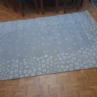 فرش ساوین۴متری نقره ای روشن درحدنو ۳۶۰۰تراکم درمتر|فرش|تهران, دروس|دیوار