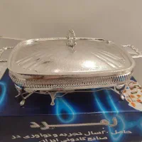 سوفله خوری مستطیل نو با کارتن و پلاستیکش