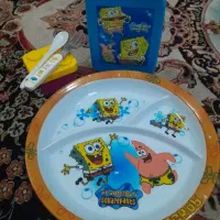 قمقمه ظرف سرو غذا به همراه قاشق وچنگال