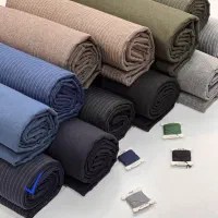 پارچه شانتون دیپلمات سرمه ای