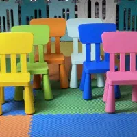 میز و صندلی مهدکودکی پلی‌اتیلنی و چوبی