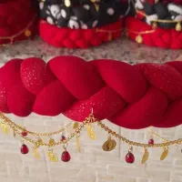 سربند یلدایی با دانهای انار