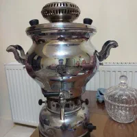 سماور گازی برند فردین قدیم سالم میز اتو هم سالم|سماور، چایساز، قهوهساز|پرند, فاز ۶|دیوار