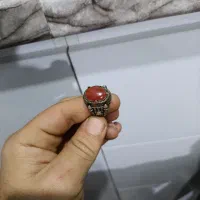 انگشتر زبرجد عقیق سبز کار دست|جواهرات|بومهن, |دیوار