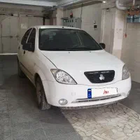 تیبا 2 مدل 1399 کم کار  بدون رنگ