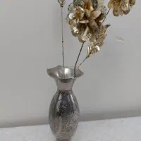 گلدان طرح نقره