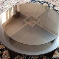 میز جلو مبلی همراه با عسلی