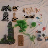 بخاری وسایل اکواریوم سنگ تریینی گلدان|ماهی|قزوین, |دیوار