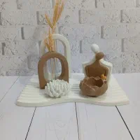 انواع ست دکوری مجسمه برای کنسول میزجلومبلی گلجا|مجسمه، تندیس، ماکت|قم, شهدا|دیوار