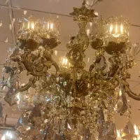 فروش لوسترم برنجی باضمانت همیشگی|لوستر و چراغ آویز|باقرشهر, |دیوار