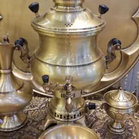 سماور گازی و برقی wod طرح نیلوفر سماور تمام برنجی|سماور، چای‌ساز، قهوه‌ساز|اصفهان, نقش جهان|دیوار