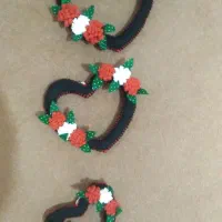 حلقههای نمدی زیبا|صنایع دستی و سایر لوازم تزئینی|کازرون, |دیوار