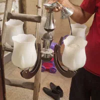 لوستر ۵ شاخه لاله