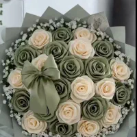 دسته گل روبان