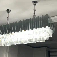 ست ۵تایی لوستر کریستال آیینه ای|لوستر و چراغ آویز|تهران, مختاری|دیوار