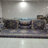 پشتی شاه نشین 7تیکه با پارچه ترمه باضمانت|پشتی|نظرآباد, |دیوار