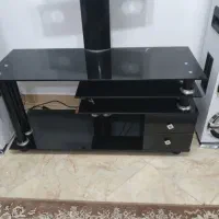 میز تلویزیون شیشه ای مدل انتیک سالم|میز تلویزیون|رشت, لاکان شهر|دیوار