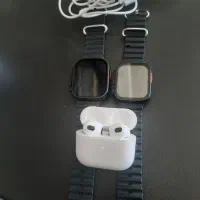 2عددساعت اپل واچ وهندزفری بلوتوث اصلی