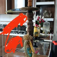 قلیان چوبی دو سیب