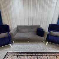 مبل ۱۲ نفره و صندلی اپن جکدار و میزتلویزیون