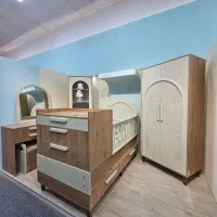 سرویس چوب مدل نهال(کمد و ویترین سیسمونی کد ۴۰۳)