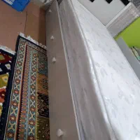 تخت تک نفره با ۲ عدد کشو بزرگ و تشک رویال تمیز|تخت و سرویس خواب|کرج, شهرک بنفشه|دیوار