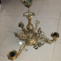 لوستر برنجی نقش برجسته