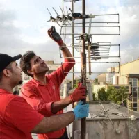 نصب انتن گردون و ثابت دیجیتال