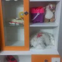 تخت نوزاد به همراه بوفه و کمد