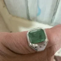 انگشتر زمرد کلمبیا باده عدد نگین|جواهرات|زنجان, |دیوار