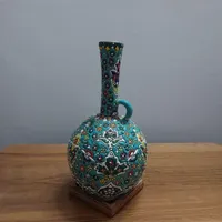 ظرف میناکاری سفال