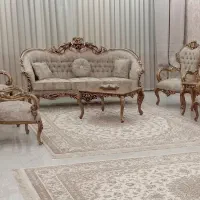 مبل سلطنتی کاملا نو و آیینه کنسول