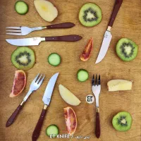 ست۱۲تایی کارد وچنگال میوه‌خوری داداشی دستساز زنجان