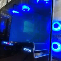 کیس آکواریومی شیشه ای نو با سه فن اضافه