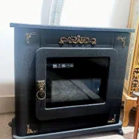 بخاری طرح شومینه|بخاری، هیتر، شومینه|بهبهان, |دیوار