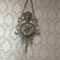 ساعت  برنزی سالم سنگین