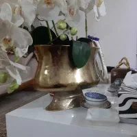 گلدان چدن و میوه خوری برنج هندی