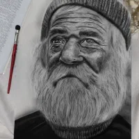 نقاشی باقاب|تابلو، نقاشی، عکس|قم, انصارالحسین|دیوار